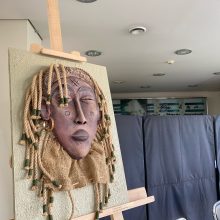 Parodoje – studentų sukurtos afrikietiškos kaukės