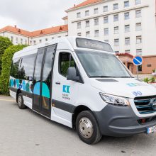 Po Kauno klinikų teritoriją pacientus ir lankytojus vežios nemokamas elektrinis autobusiukas