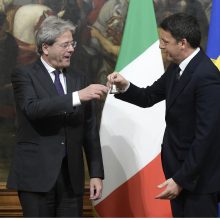 Prisaikdintas naujasis Italijos ministrų kabinetas