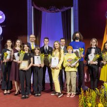 Talentingiems Vilniaus moksleiviams išdalinti Mažieji Kristoforai