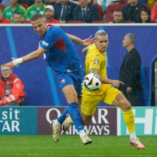 Slovakus palaužę ukrainiečiai Europos čempionate įsirašė pirmą pergalę   