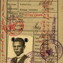 Lengvaatlečio Alfoso Vietrino LR piliečio vidaus paso kortelė. 1933 m. 