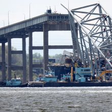 Žiniasklaida: FTB dėl Baltimorės tilto griūties pradėjo baudžiamąjį tyrimą