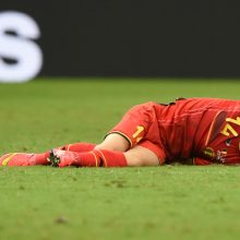 Nuolat atakavę Belgijos futbolininkai į ketvirtfinalį prasibrovė tik po pratęsimo
