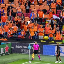 Nyderlandų futbolininkai nestabdo: sutriuškino Šiaurės Makedoniją