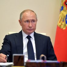 V. Putinas: Maskva yra pasirengusi derėtis dėl karo Ukrainoje pabaigos