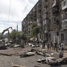 Rusijos raketų smūgis Ukrainai: žuvo 31 žmogus, dar daugiau nei 100 buvo sužeista