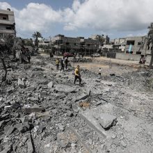 JT: karas Gazos Ruože padarė didžiulės žalos aplinkai