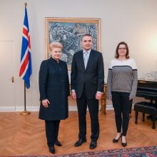 D. Grybauskaitė: Islandija parėmė mus tada, kai niekas nedrįso to padaryti