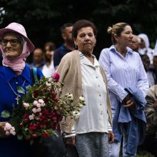 Bosnijos musulmonai pagerbė Srebrenicos aukų atminimą
