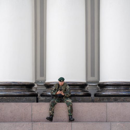 Šaulių eisena per Laisvės alėją  © Regimanto Zakšensko nuotr.