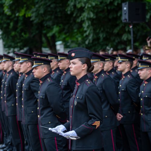 G. Nausėda 76 kariūnams suteikė leitenanto laipsnį  © R. Dačkaus / LR Prezidentūros kanceliarijos nuotr.