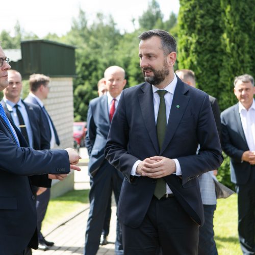 L. Kasčiūnas susitiko su Lenkijos gynybos ministru  © R. Riabovo / BNS nuotr.