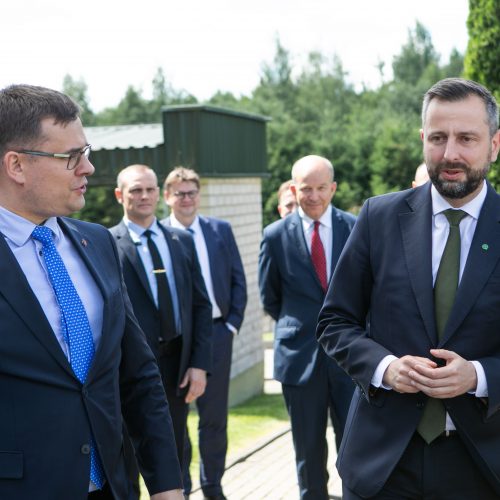 L. Kasčiūnas susitiko su Lenkijos gynybos ministru  © R. Riabovo / BNS nuotr.