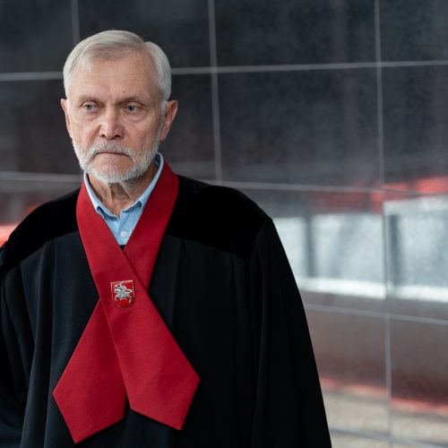 R. Morkevičiaus žudiko teismas  © Regimanto Zakšensko nuotr.