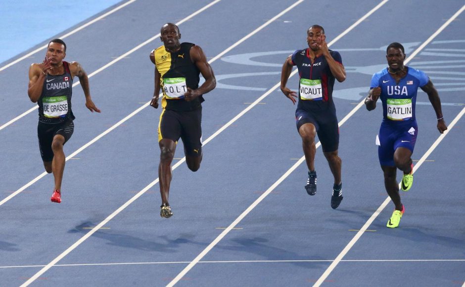 Bėgikui U. Boltui lygių nėra – trečias olimpinis auksas iš eilės