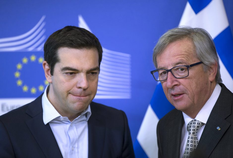 EK galutinio susitarimo J. C. Junckerio ir Graikijos premjero derybose nesitiki