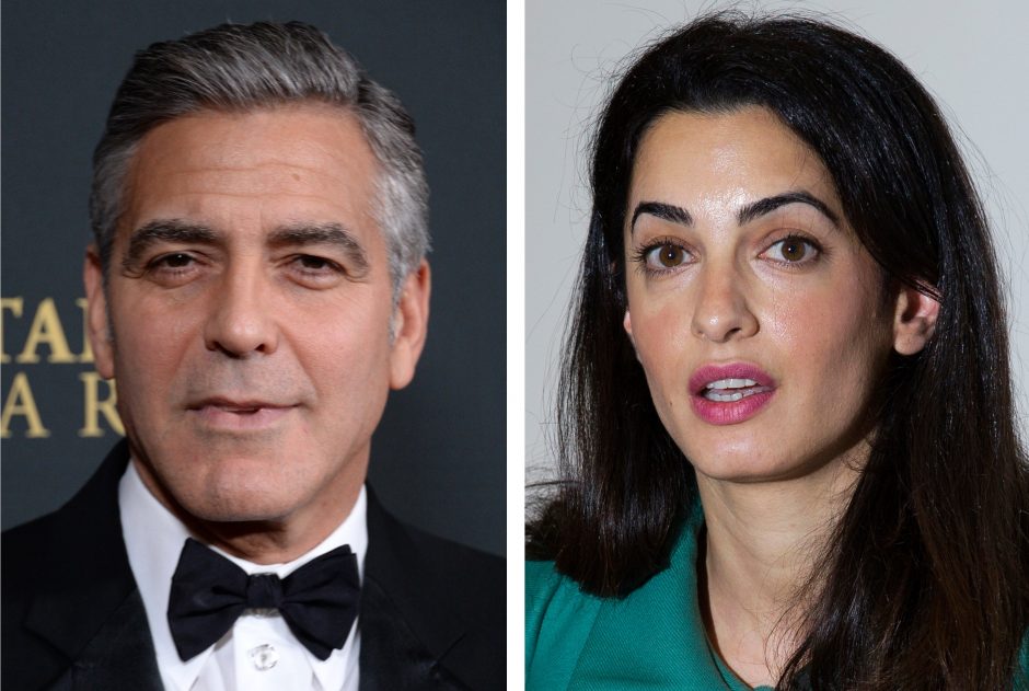 G. Clooney vestuves nušvies ir „Vogue“