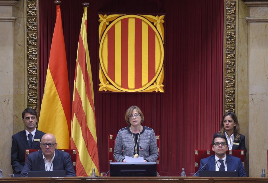 Katalonijos parlamentas pradeda darbą