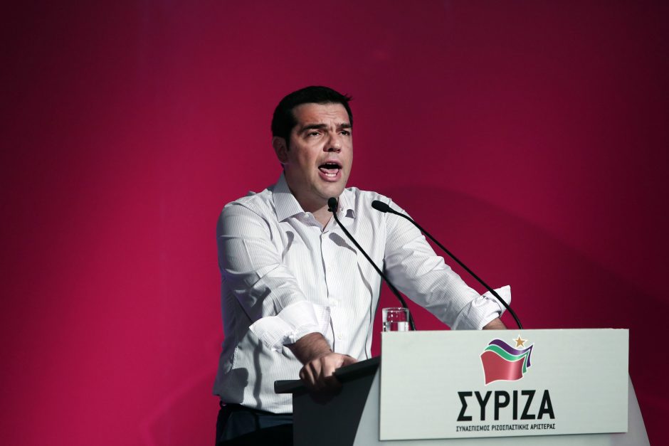 Graikijos valdančiosios partijos „Syriza“ suvažiavimas bus surengtas rugsėjį