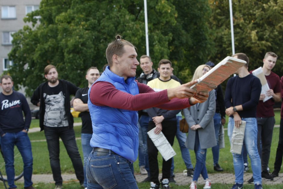 Klaviatūrų mėtymo čempionatas Klaipėdoje – rekordinis