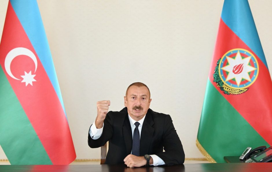 I. Alijevas: Azerbaidžanas eisi iki galo