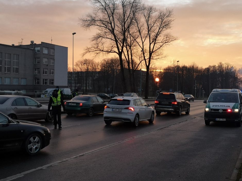 Į Klaipėdą įvažiavo ne visi: apgręžta apie pusšimtis automobilių