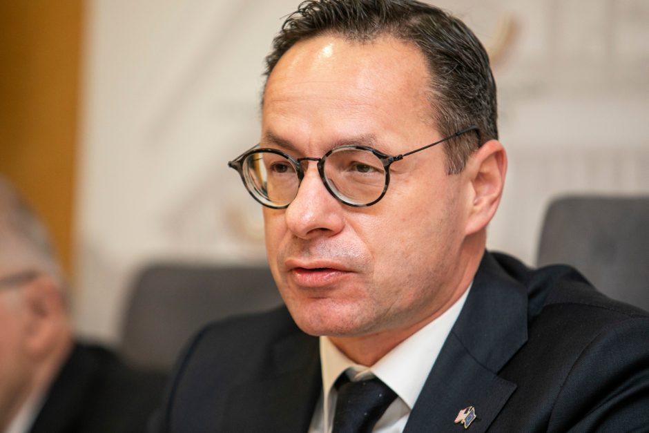 Ž. Pavilionis: dėl Minsko režimo veiksmų bus prašoma partnerių solidarumo
