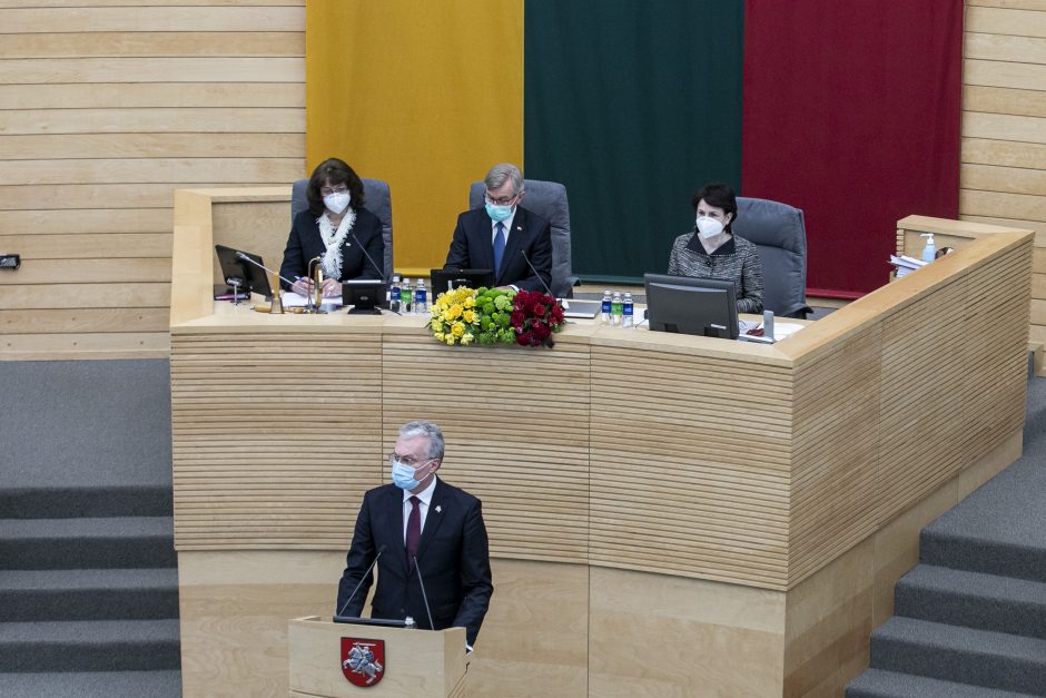 G. Nausėda: Seime politinės aistros užgožia racionalų protą