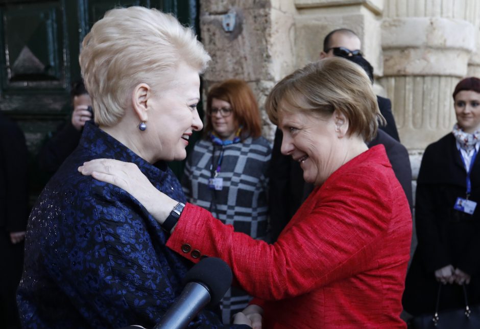 Kitą savaitę į Lietuvą atvyksta Vokietijos kanclerė A. Merkel