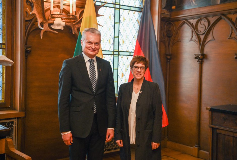 G. Nausėda Vokietiją vadina patikima Lietuvos gynybos partnere
