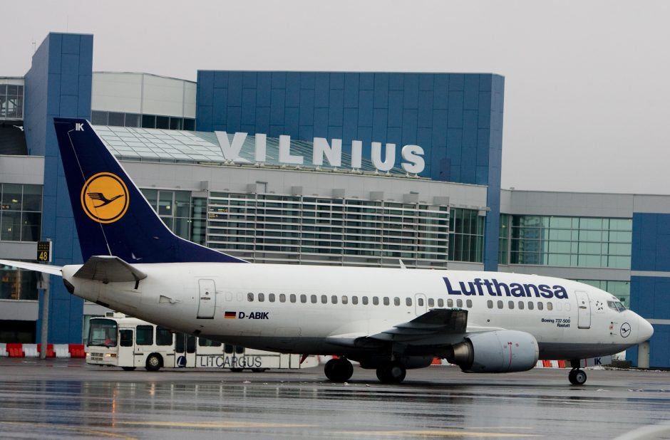 „Lufthansa“ atšaukė antradienio skrydį iš Vilniaus į Frankfurtą