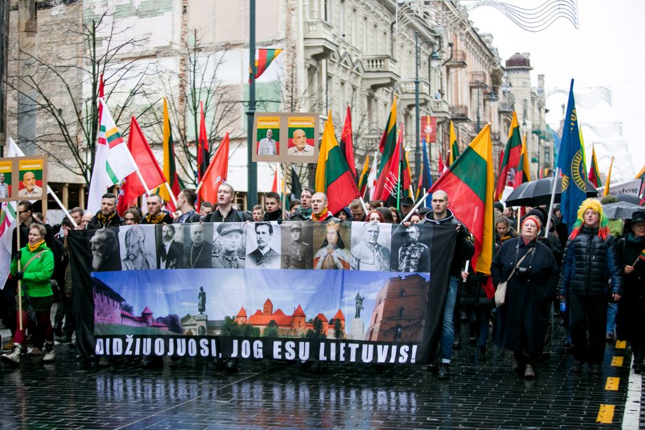 Tautininkai Kovo 11-ąją žygiuos skanduodami „Lietuva lietuviams“