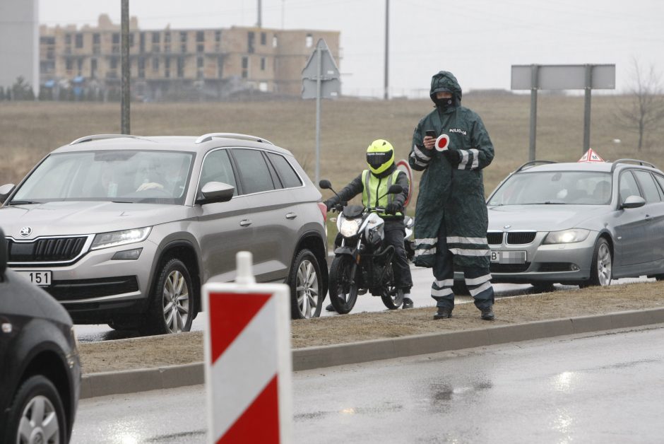 Klaipėdos policijai darbo netrūko: per parą patikrino 13 tūkst. automobilių