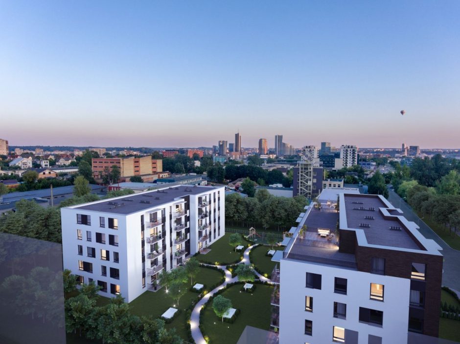 „Hanner“ pradeda naują projektą: „Paparčių namuose“ naujakuriai rinksis iš 94 butų