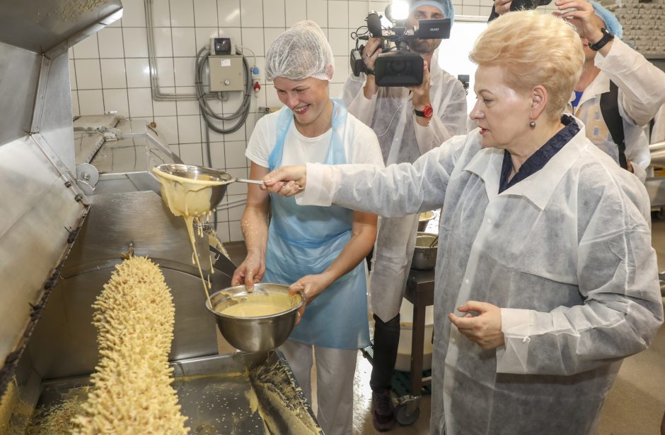 D. Grybauskaitė lankosi Biržuose