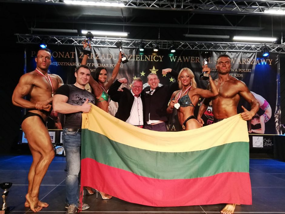 Lenkijos kultūrizmo taurės varžybose lietuviai iškovojo keturis medalius