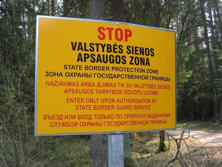Kaliningrado pasienyje daug kur neliks valstybės sienos apsaugos zonos