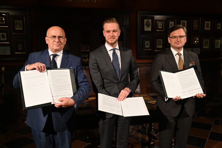 „Liublino trikampio“ ministrai pasirašė deklaraciją dėl Europos paveldo