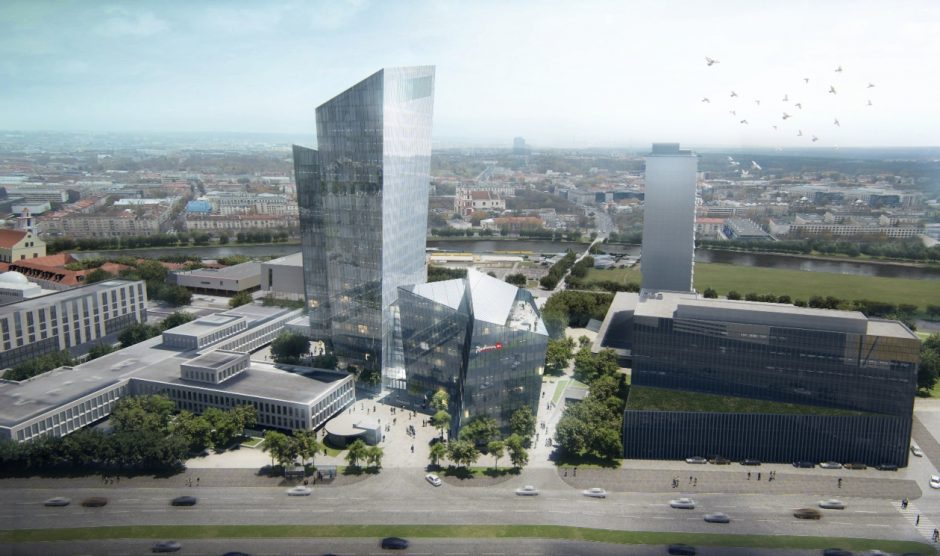 D. Libeskindo projektui Vilniuje – 30 mln. eurų „Swedbank“ paskola