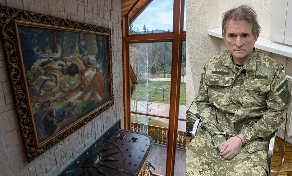Konfiskuojamas oligarcho V. Medvedčuko turtas bus parduotas aukcione: pinigus skirs Ukrainos kariams