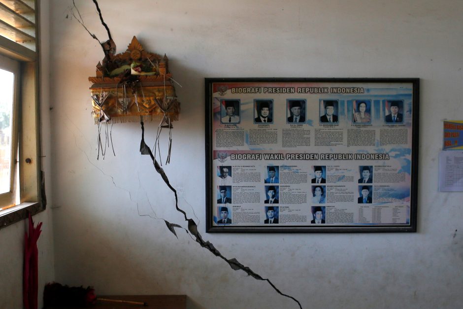 Balio salą supurtęs žemės drebėjimas sukėlė paniką: žmonės išbėgo į gatves