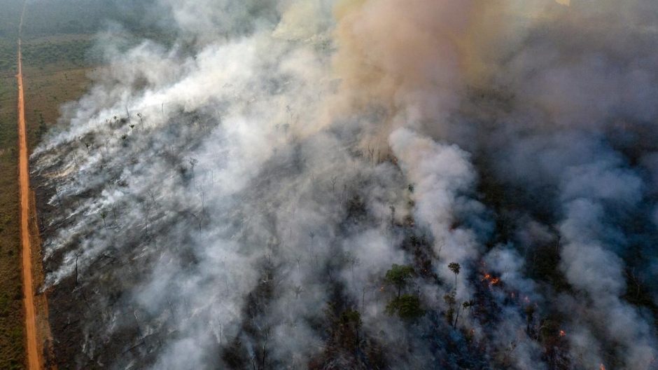 Didžiojo septyneto šalys ketina skirti lėšų kovai su miškų gaisrais Amazonėje
