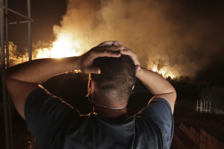 Alžyre gamtinių gaisrų aukų padaugėjo iki 65