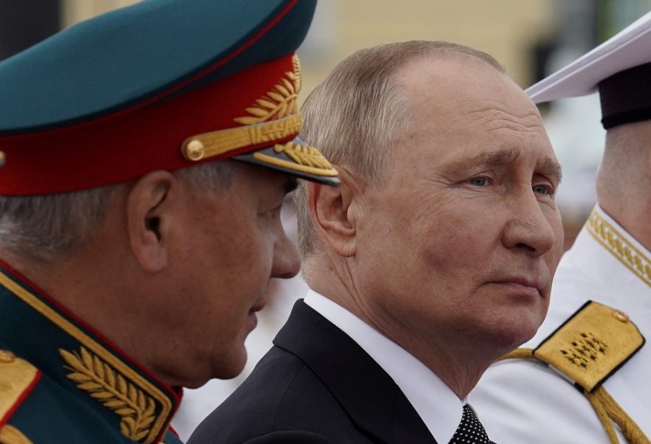 Po V. Putino kalbos prabilo ir S. Šoigu: mes jau kariaujame ne tik su Ukraina