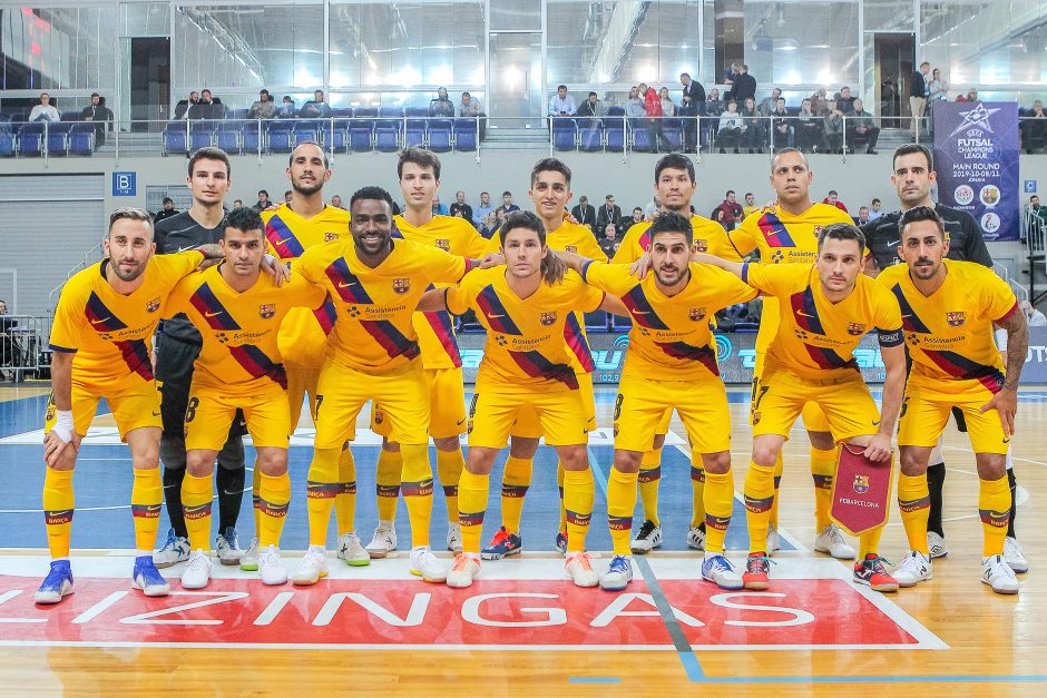 Futsalas: „Vytis“ – „Barcelona“ 0:8