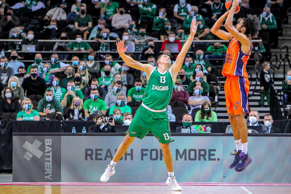 Eurolyga: „Žalgiris“ – „Valencia Basket“ 82:94