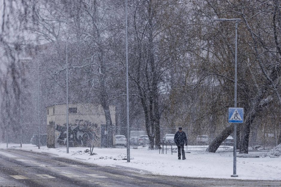 Eismo sąlygos Vilniuje – ypač sudėtingos