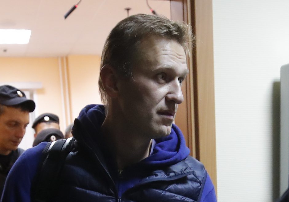 A. Navalnui skirta dar 20 parų arešto