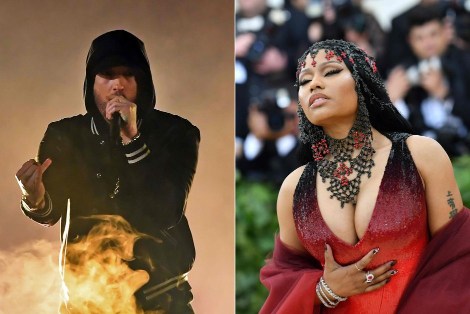 Eminemas pakurstė gandus apie susitikinėjimą su Nicki Minaj